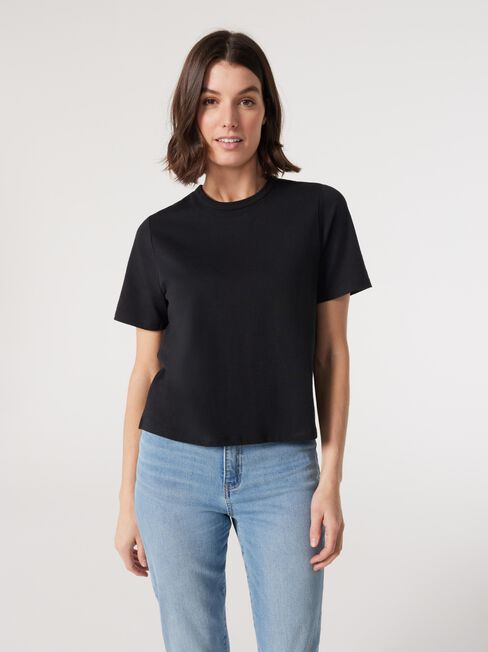 Essential Relaxed Crop Tee