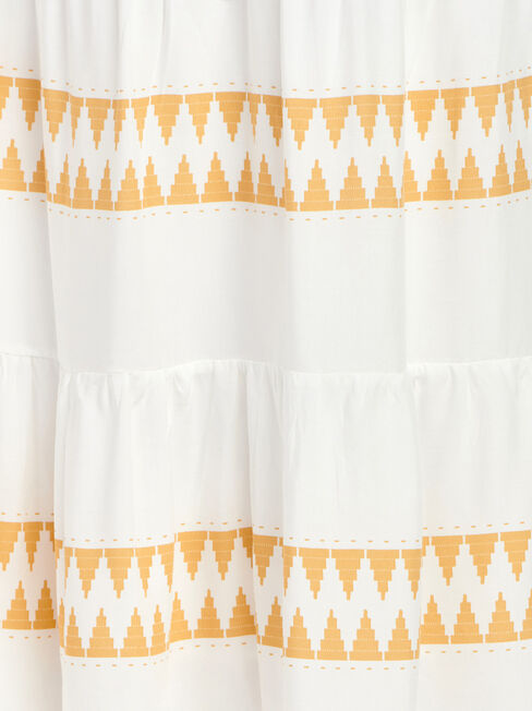 Tiffany Tiered Midi Dress, Stripe, hi-res