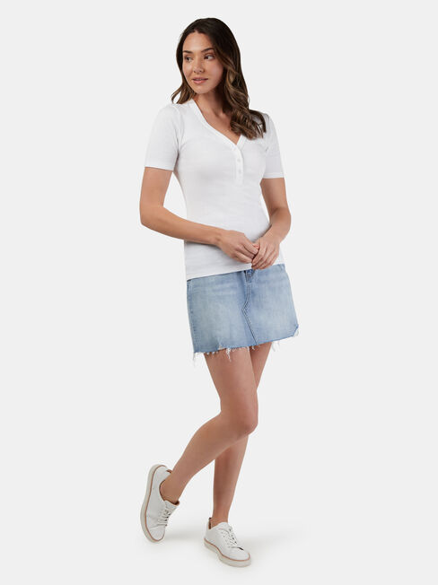Jessie Henley Tee, White, hi-res