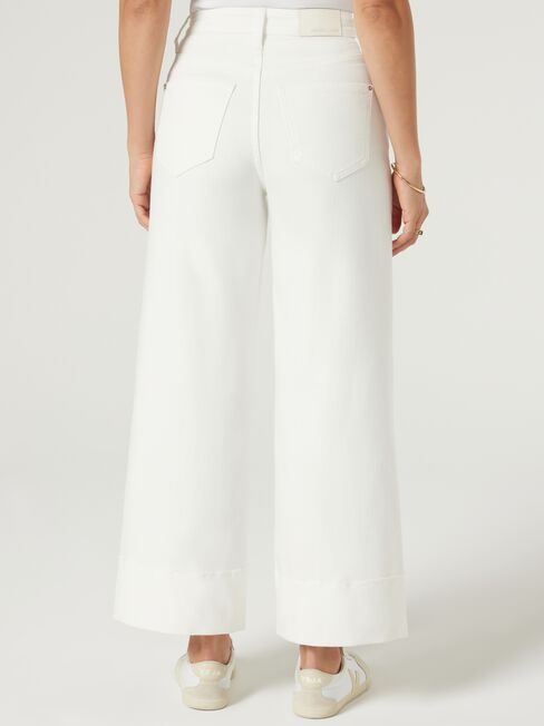 Rita Wide Leg Jeans, Off White, hi-res