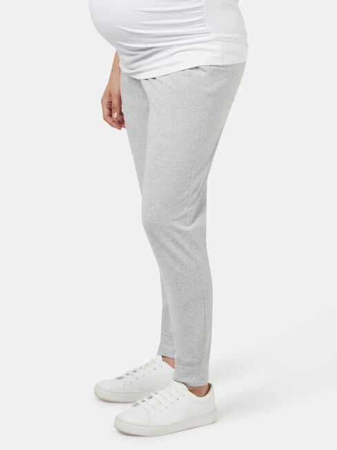 Louisa Drop Crotch Jersey Pant, Grey, hi-res