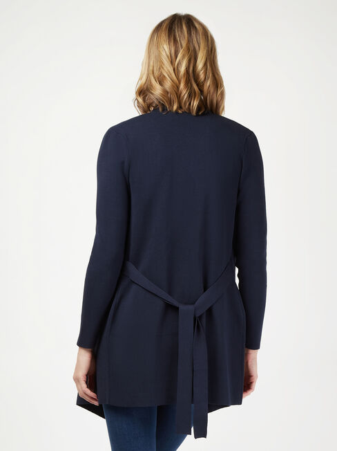 Giselle Waterfall Cardigan, Blue, hi-res