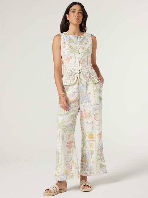 Sunny Essential Pant, Print, hi-res
