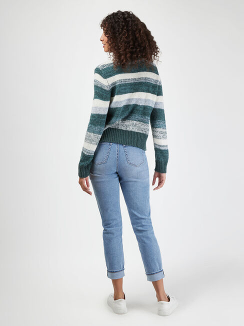 Nala Space Dye Knit, Green, hi-res