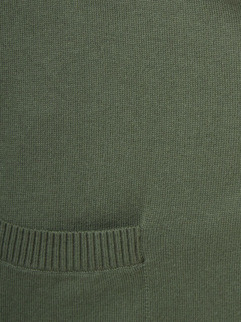 Everlynn Essential Cardigan, Green, hi-res