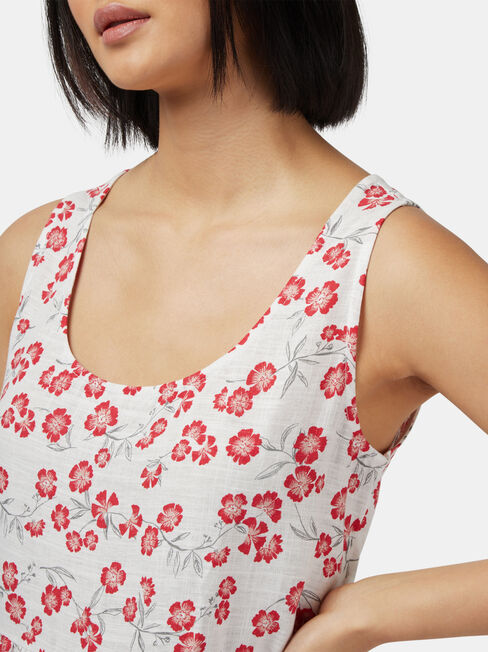 Georgia Tiered Dress, Print, hi-res