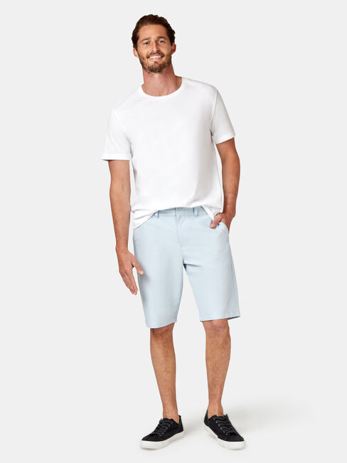 Luke Textured Chino Short, Blue, hi-res