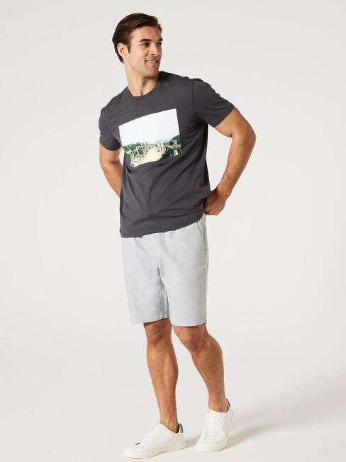 SS Emmett Print Crew Tee, Charcoal, hi-res