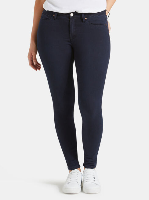 Curve Embracer Skinny Jeans Indigo Ink, Dark Indigo, hi-res