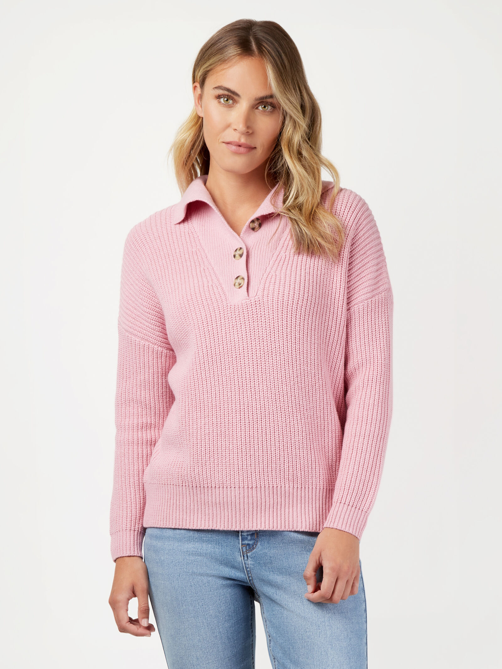 Half button pullover on sale