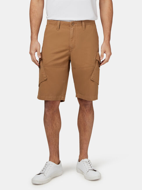 Archie Cargo Short, Brown, hi-res