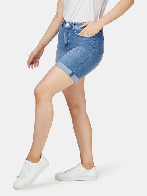 Sophia Curve Embracer Bermuda Short Light Vintage, White, hi-res