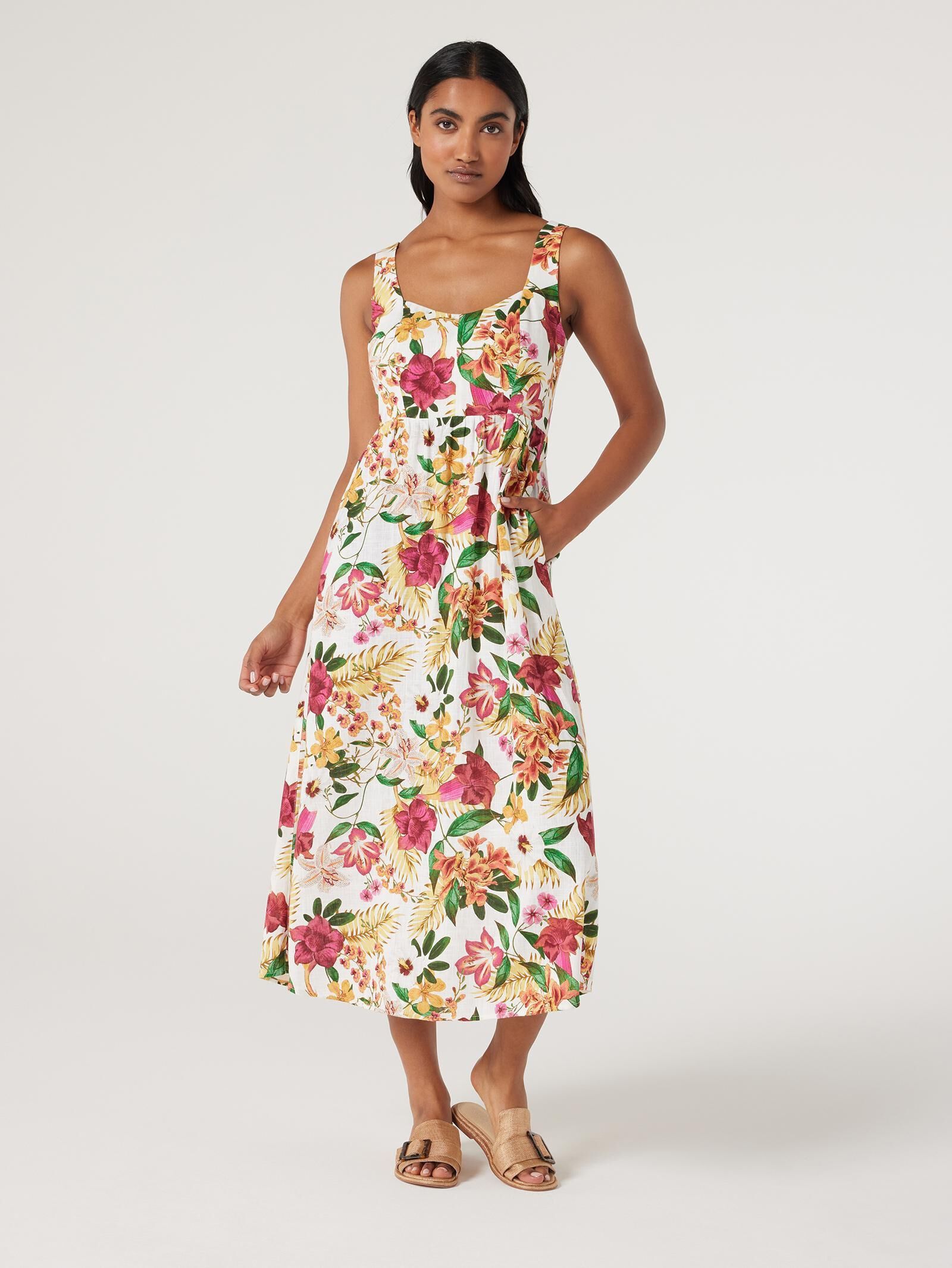 Pia Shirred Back Dress Jeanswest