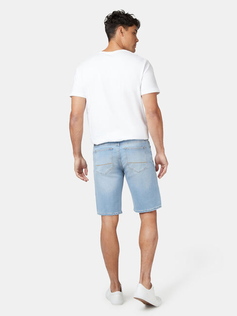 Connor Knit Denim Short Summer Blue, Blue, hi-res