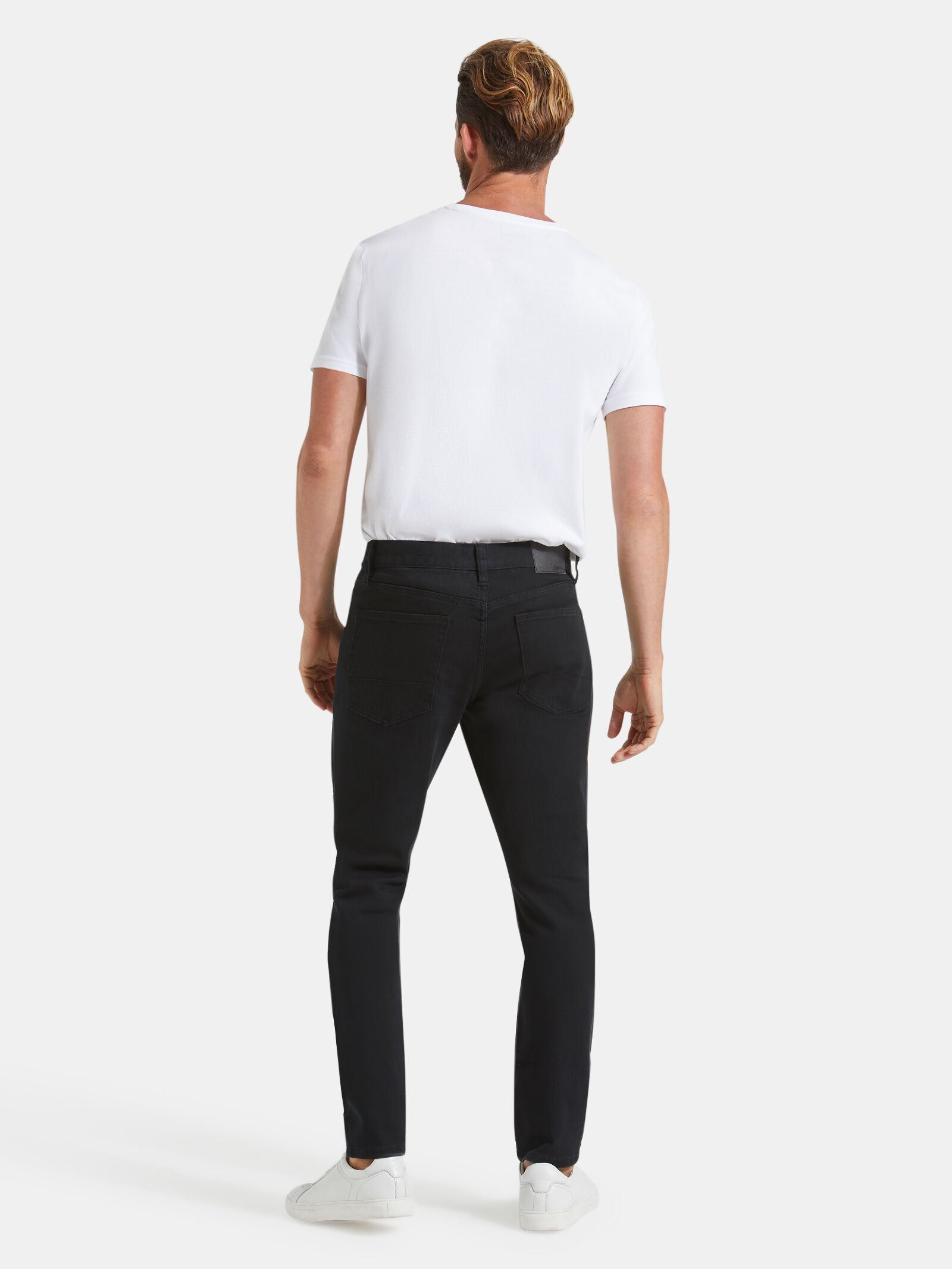 Black slim clearance tapered jeans