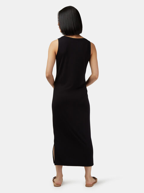 Georgia Henley Maternity Dress, Black, hi-res