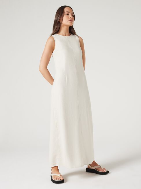Ulla Slip Dress, Sand, hi-res