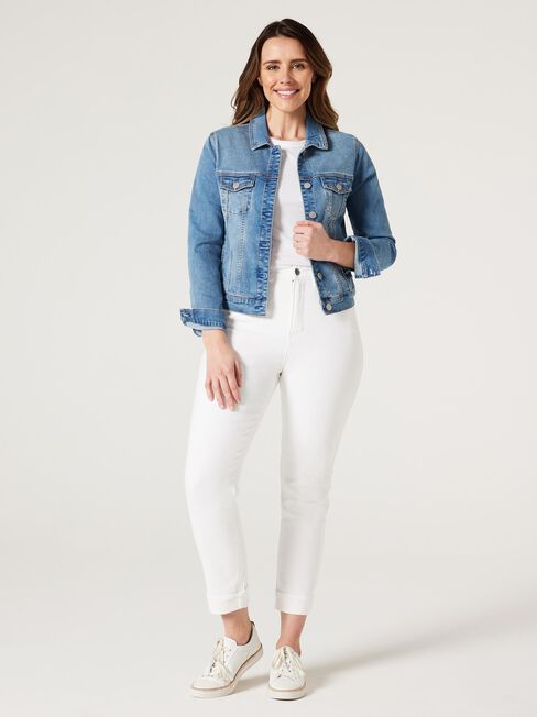 Brooke High Waisted Tapered Crop jeans