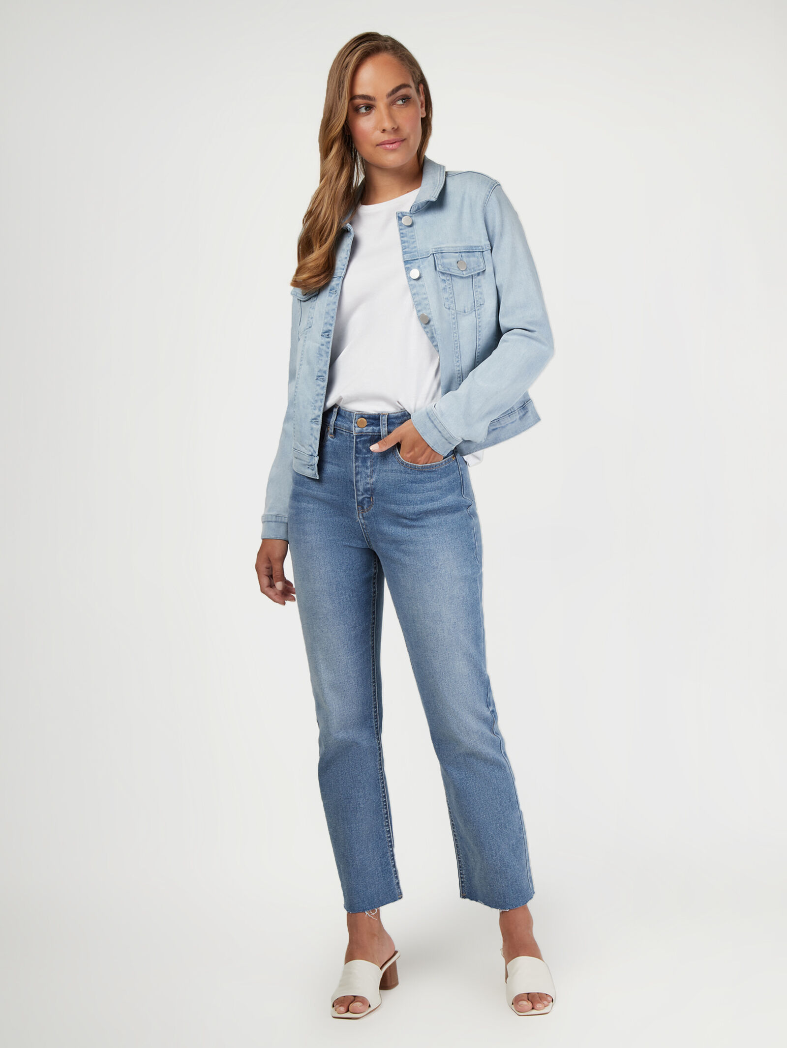 Classic Stretch Denim Jacket