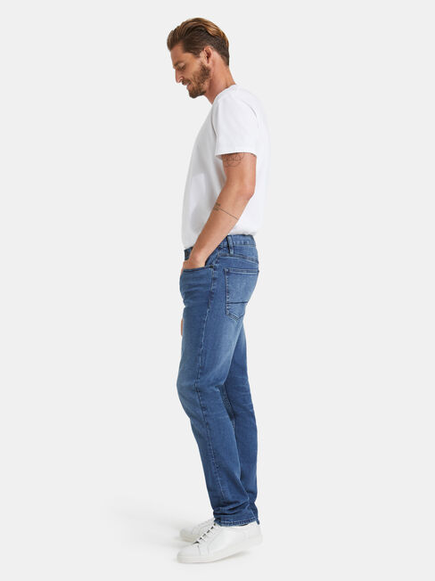 Skinny Jeans Mid Blue, Mid Indigo, hi-res