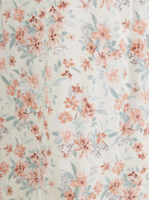 Effie Midi Skirt, Floral, hi-res