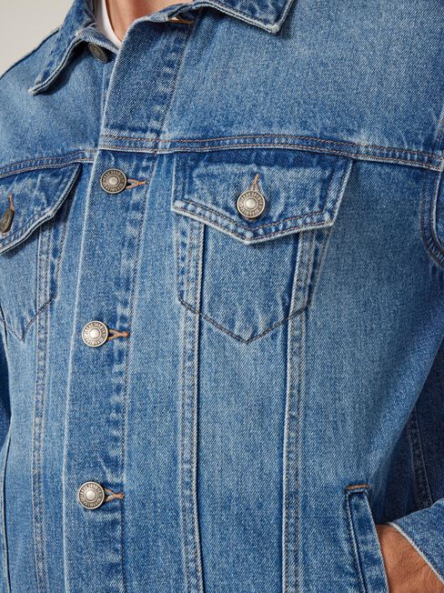 Drew Denim Jacket, Blue, hi-res