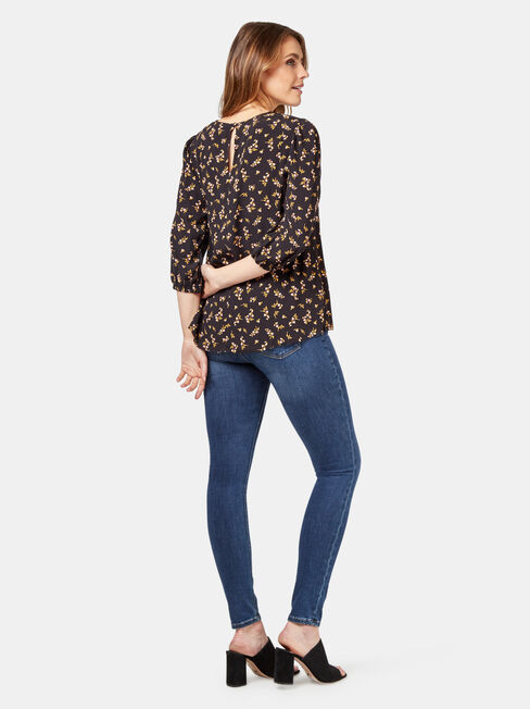 Bex Blouse, Black, hi-res