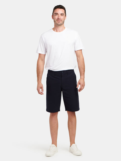 Hayden Textured Chino Short, Blue, hi-res