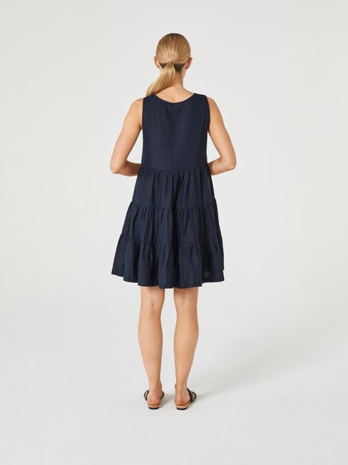 Georgia Dress, Blue, hi-res