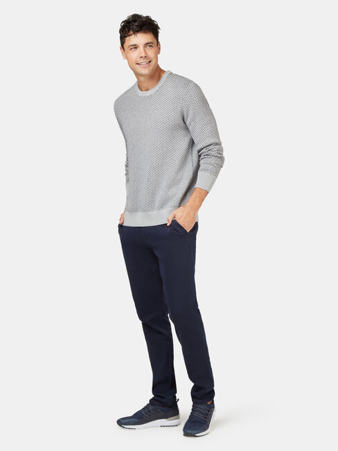 Bailey Crew Neck Knit, Grey, hi-res