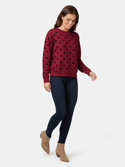 Maeve Sweater, Red, hi-res