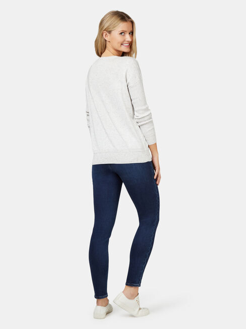 Blake Essential Pullover, Brown, hi-res