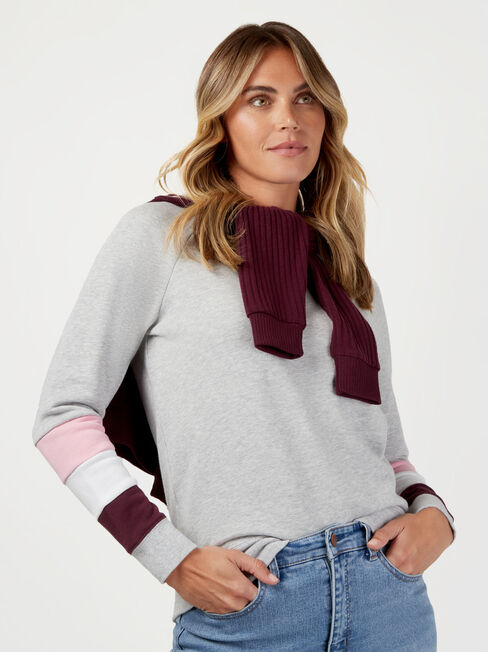 Viola Sweatshirt, Grey, hi-res