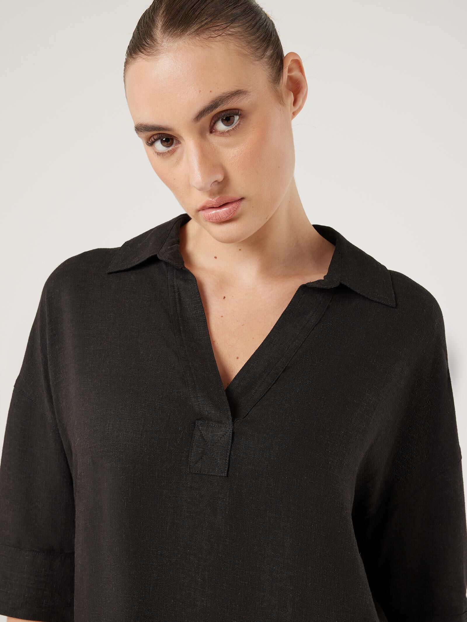 Black shirt tunic new arrivals
