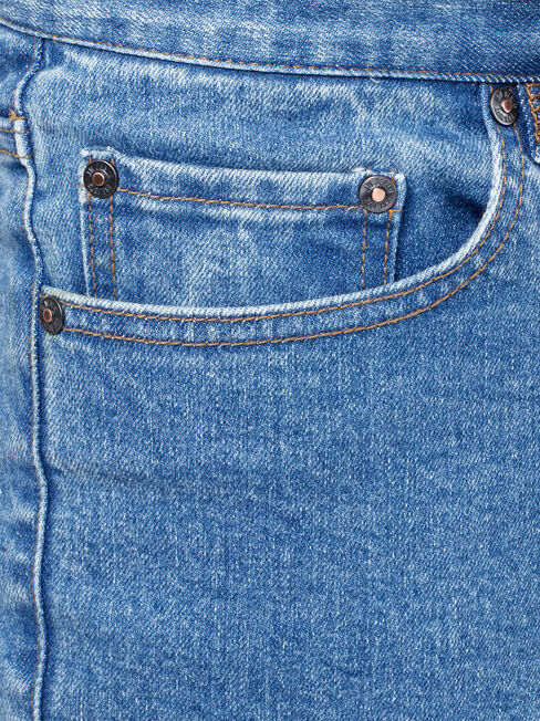 Straight Leg Jeans True Classic, Mid Indigo, hi-res