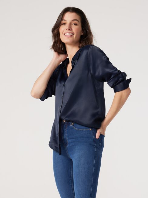 Katia Satin Shirt | Jeanswest