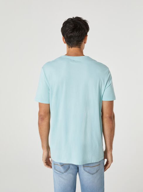 SS Pierre Print Crew Tee, Blue, hi-res