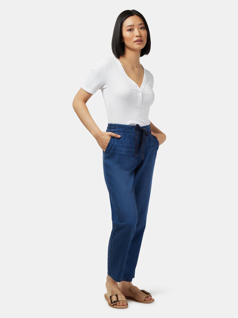Denim Joggers, Vintage Wash, hi-res