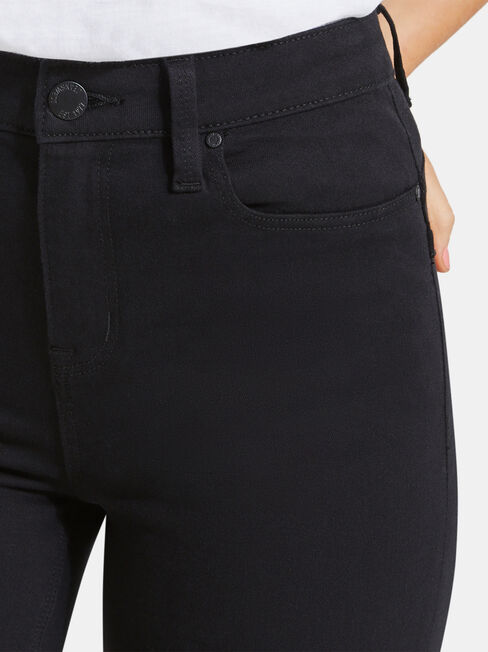 Butt Lifter Skinny Jeans, Black, hi-res