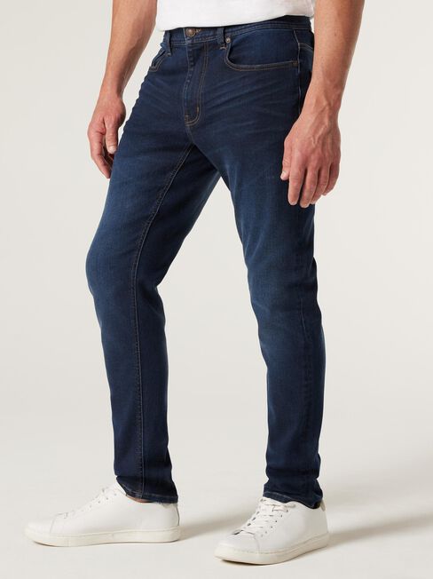 York COOLMAX ® Slim Tapered Jean, Light Wash, hi-res