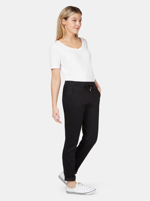 Amy Luxe Jogger, Black, hi-res