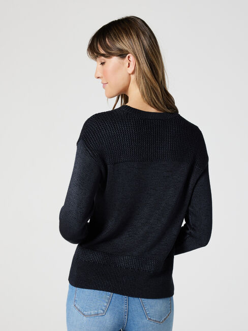 Paige Rack Stitch Pullover Knit | Jeanswest