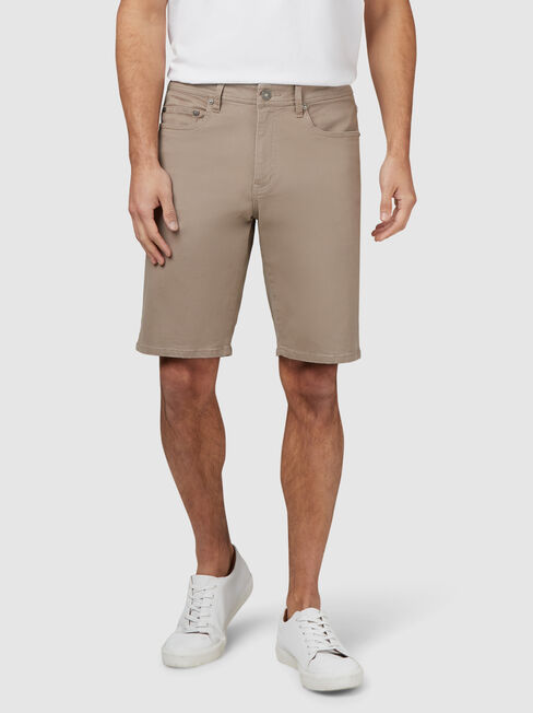 Milton 5 Pocket Short, Brown, hi-res