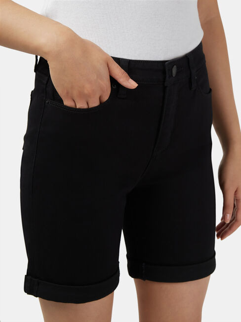 Sophia Bermuda Short Black, Black, hi-res