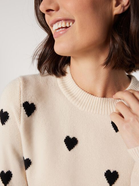 Harley Heart Intarsia Knit, Multi, hi-res