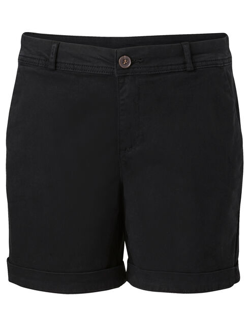 Julia Chino Short, Black, hi-res