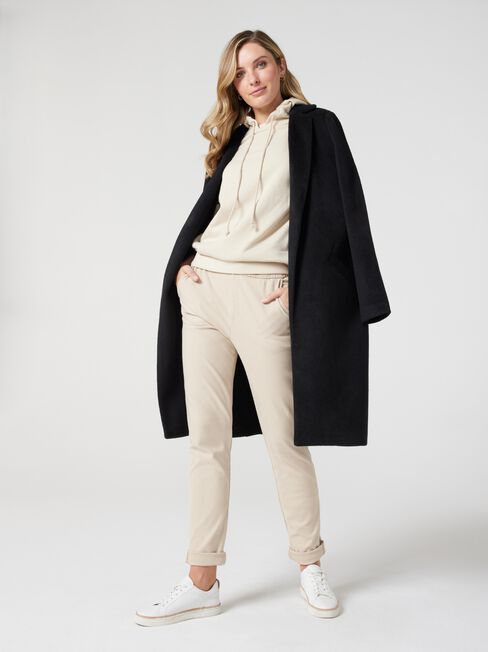 J-Luxe Hooded Sweat, Bone, hi-res