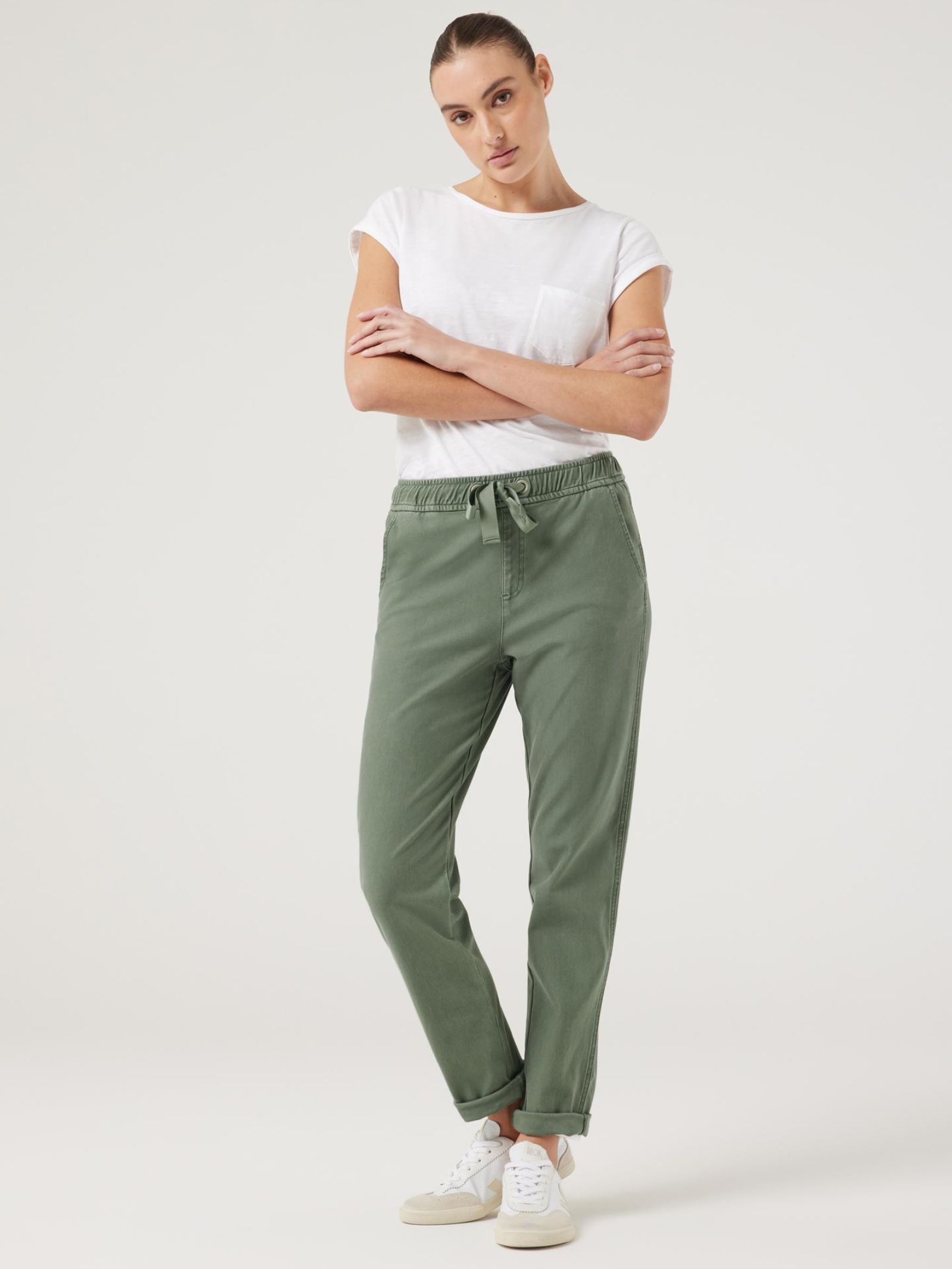 Sage jogger top