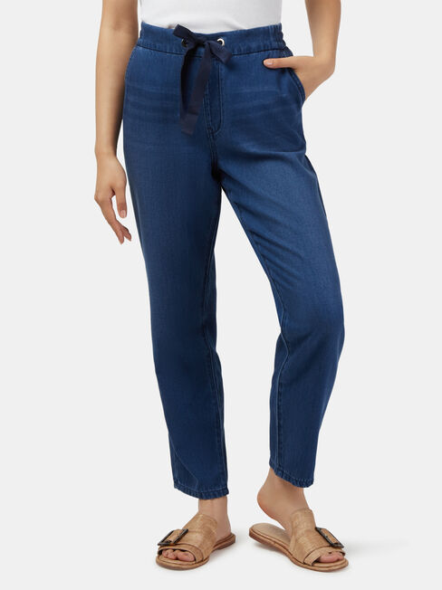 Denim Joggers, Vintage Wash, hi-res