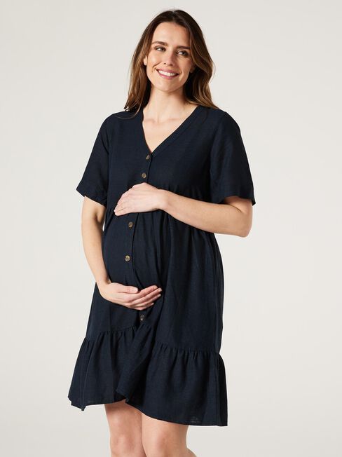 Billie Button Down Smock Dress